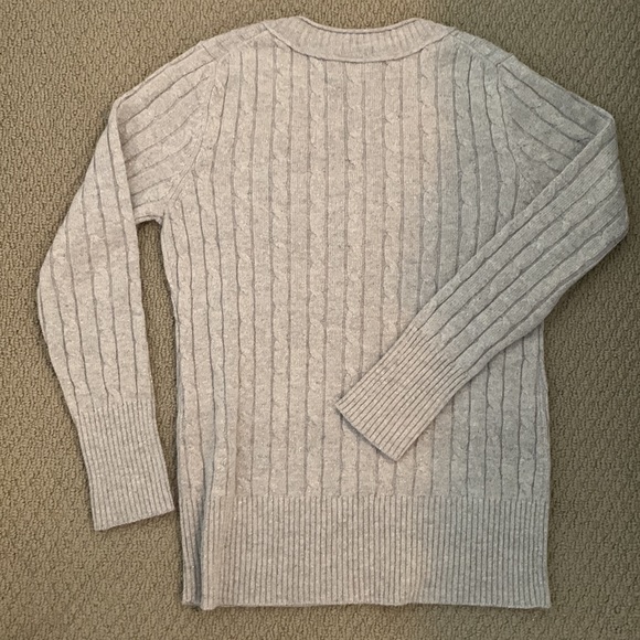 Loft long sleeve v-deck gold sweater, size L - Picture 2 of 6